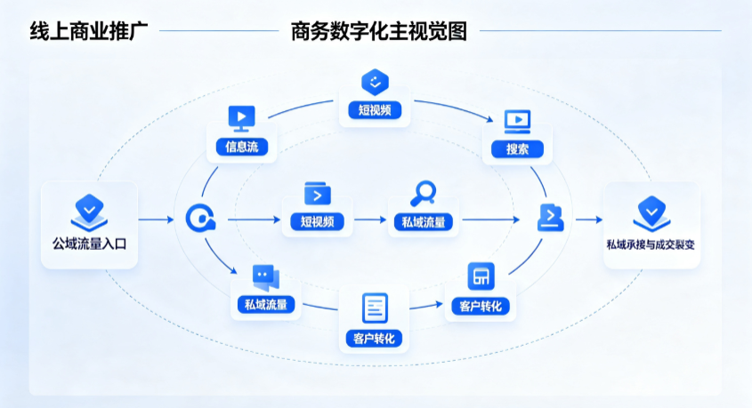 温县线上商业推广怎么做？全域流量闭环搭建与低成本转化实战指南